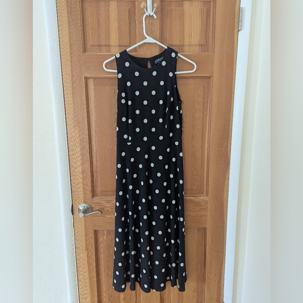 Lauren Ralph Lauren Polka dot Dress Size 4